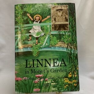 Linnea in Monets Garden Anderson Bjork Hardcover Dust Jacket
